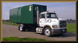 Picture of Storage Container being Delivered